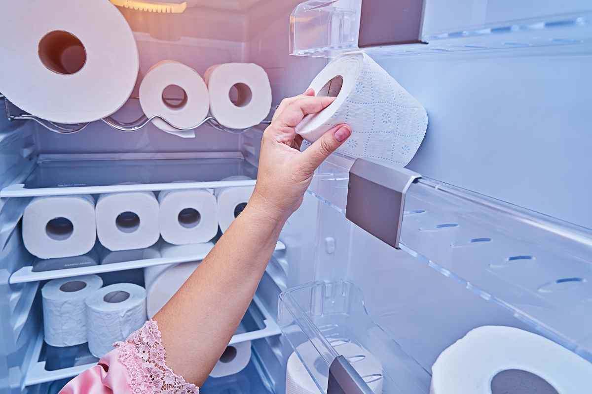 Perché mettere della carta igienica nel frigo