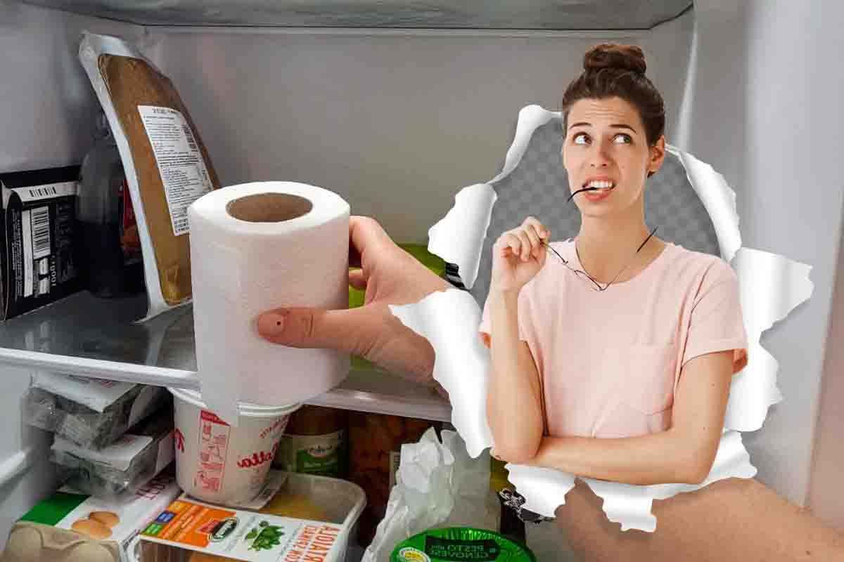 Perché mettere della carta igienica nel frigo