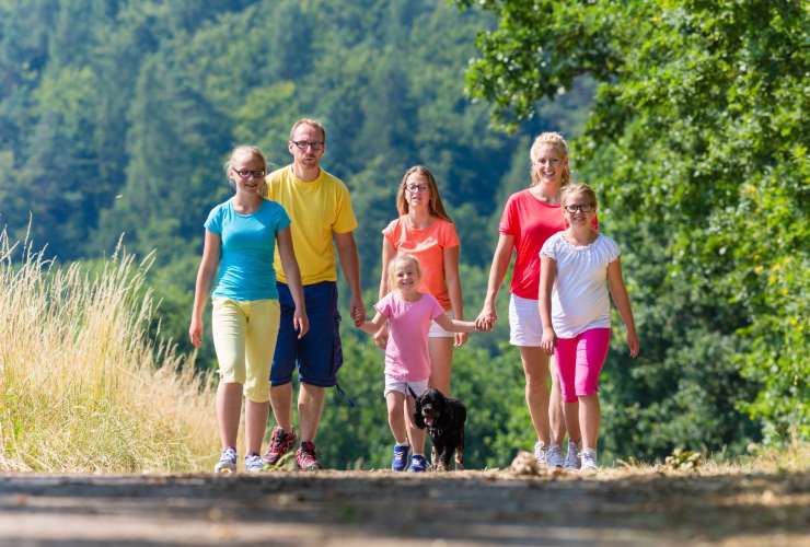 La natura fa bene alla famiglia