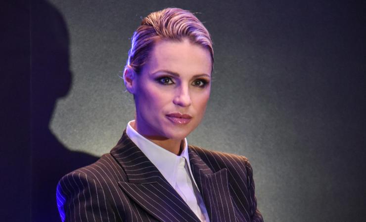 Michelle Hunziker festeggia il traguardo