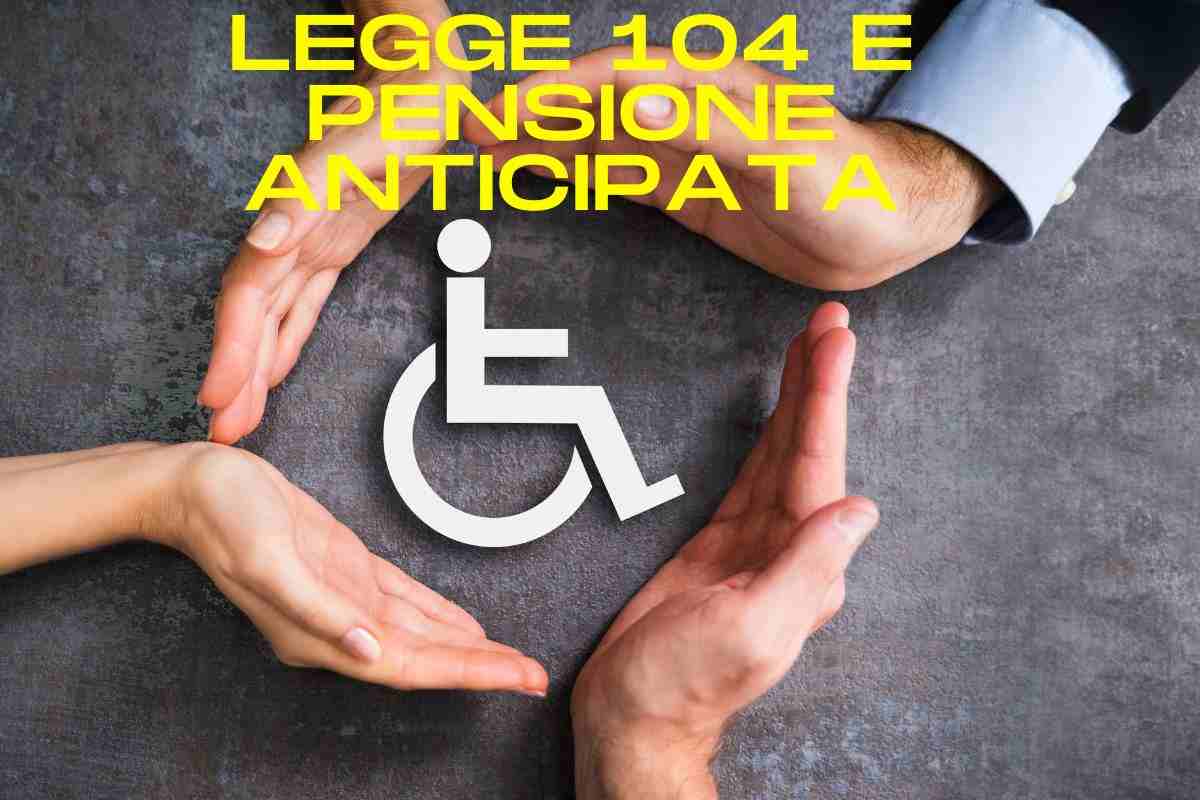 legge 104 pensione anticipata