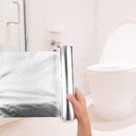 bagno e maniche mantengo rotolo di carta stagnola