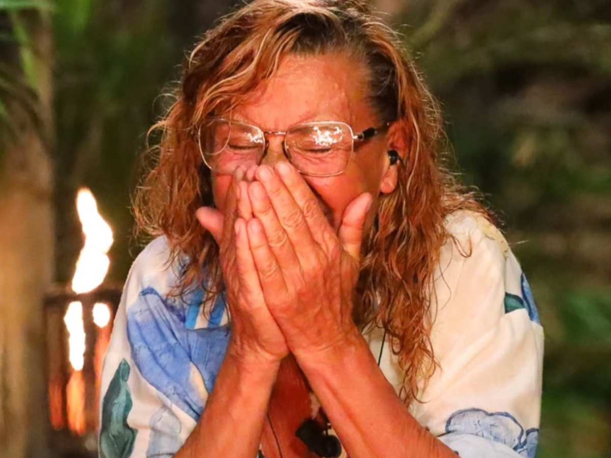 patrizia rossetti in lacrime a l'isola dei famosi